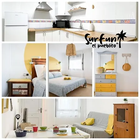 Apartmán El Pueblito Surf&fun Old Town By Rentalfue *